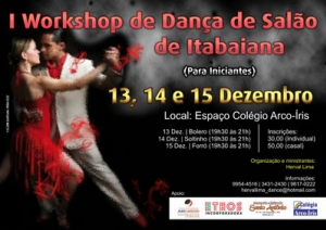 I Workshop de Dança de Salão em Itabaiana Próximo Mês